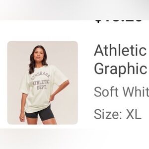 Gymshark graphic strength department oversized tee